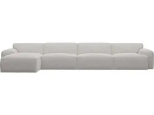 Copenhagen Avon Mineral Chaise Sofa - 4 Seater by James Lane, a Sofas for sale on Style Sourcebook