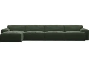 Copenhagen Muse Forest Chaise Sofa - 4 Seater by James Lane, a Sofas for sale on Style Sourcebook