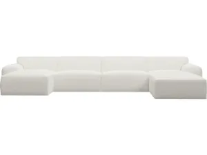 Copenhagen Tribute Shell Chaise Sofa - 5 Seater U Shaped Modular by James Lane, a Sofas for sale on Style Sourcebook