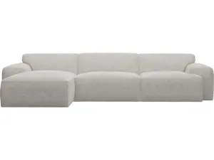 Copenhagen Avon Mineral Chaise Sofa - 3 Seater by James Lane, a Sofas for sale on Style Sourcebook