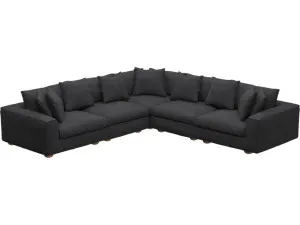 Tully Plaza Flint Grey Modular Sofa - 5 Piece by James Lane, a Sofas for sale on Style Sourcebook
