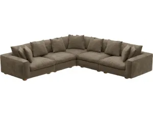 Tully Tribute Walnut Modular Sofa - 5 Piece by James Lane, a Sofas for sale on Style Sourcebook