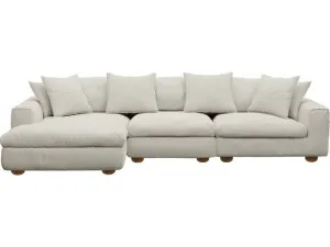 Tully Toorak Pearl Chaise Sofa - 3 Seater by James Lane, a Sofas for sale on Style Sourcebook