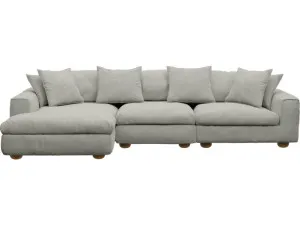 Tully Toorak Pebble Chaise Sofa - 3 Seater by James Lane, a Sofas for sale on Style Sourcebook