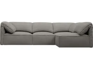 Kai Isla Soft Grey Modular Sofa - 4 Seater by James Lane, a Sofas for sale on Style Sourcebook