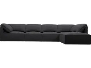 Kai Plaza Flint Grey Modular Sofa - 5 Seater and Ottoman by James Lane, a Sofas for sale on Style Sourcebook