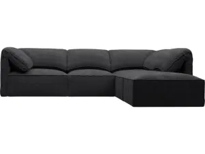 Kai Plaza Flint Grey Modular Sofa - 4 Seater and Ottoman by James Lane, a Sofas for sale on Style Sourcebook