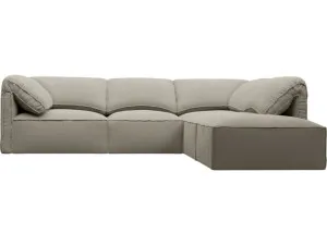 Kai Plaza Natural Modular Sofa - 4 Seater and Ottoman by James Lane, a Sofas for sale on Style Sourcebook