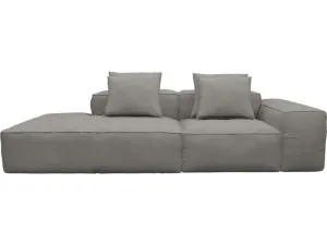 Riley Isla Soft Grey Modular Sofa - 1x Arm, 1x Armless, 1x Left Terminal by James Lane, a Sofas for sale on Style Sourcebook