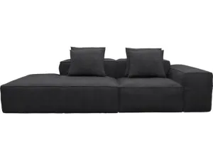 Riley Plaza Flint Grey Modular Sofa - 1x Arm, 1x Armless, 1x Left Terminal by James Lane, a Sofas for sale on Style Sourcebook