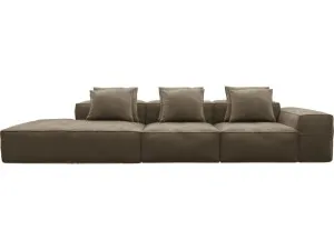 Riley Tribute Walnut Modular Sofa - 1x Arm, 2x Armless, 1x Left Terminal by James Lane, a Sofas for sale on Style Sourcebook