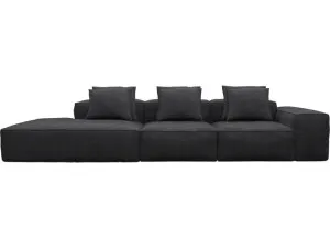 Riley Plaza Flint Grey Modular Sofa - 1x Arm, 2x Armless, 1x Left Terminal by James Lane, a Sofas for sale on Style Sourcebook