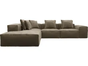 Riley Tribute Walnut Modular Sofa - Arm, 2x Armless, Corner, Left Terminal by James Lane, a Sofas for sale on Style Sourcebook