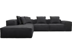 Riley Plaza Flint Grey Modular Sofa - Arm, 2x Armless, Corner, Left Terminal by James Lane, a Sofas for sale on Style Sourcebook