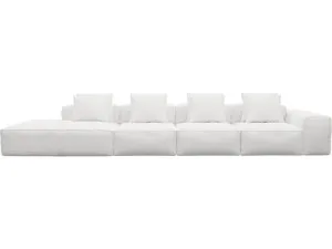 Riley Noa Fog Modular Sofa - 1x Arm, 3x Armless, 1x Left Terminal by James Lane, a Sofas for sale on Style Sourcebook