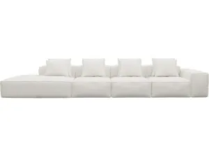 Riley Tribute Ice Modular Sofa - 1x Arm, 3x Armless, 1x Left Terminal by James Lane, a Sofas for sale on Style Sourcebook