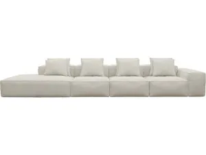 Riley Toorak Pearl Modular Sofa - 1x Arm, 3x Armless, 1x Left Terminal by James Lane, a Sofas for sale on Style Sourcebook