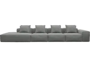Riley Maya Flint Modular Sofa - 1x Arm, 3x Armless, 1x Left Terminal by James Lane, a Sofas for sale on Style Sourcebook