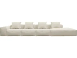 Riley Alpine Mist Modular Sofa - 1x Arm, 3x Armless, 1x Right Terminal by James Lane, a Sofas for sale on Style Sourcebook