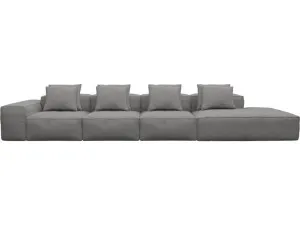 Riley California Slate Modular Sofa - 1x Arm, 3x Armless, 1x Right Terminal by James Lane, a Sofas for sale on Style Sourcebook