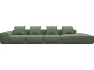 Riley Tribute Dark Jade Modular Sofa - 1x Arm, 3x Armless, 1x Right Terminal by James Lane, a Sofas for sale on Style Sourcebook