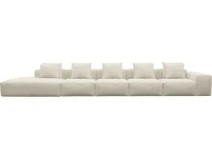Riley Alpine Mist Modular Sofa - 1x Arm, 4x Armless, 1x Left Terminal by James Lane, a Sofas for sale on Style Sourcebook