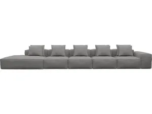 Riley California Slate Modular Sofa - 1x Arm, 4x Armless, 1x Left Terminal by James Lane, a Sofas for sale on Style Sourcebook
