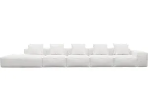 Riley Noa Fog Modular Sofa - 1x Arm, 4x Armless, 1x Left Terminal by James Lane, a Sofas for sale on Style Sourcebook