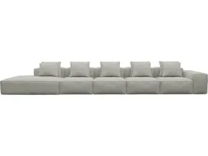 Riley Toorak Pebble Modular Sofa - 1x Arm, 4x Armless, 1x Left Terminal by James Lane, a Sofas for sale on Style Sourcebook