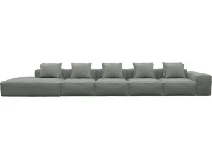 Riley Tribute Storm Modular Sofa - 1x Arm, 4x Armless, 1x Left Terminal by James Lane, a Sofas for sale on Style Sourcebook