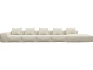 Riley Alpine Mist Modular Sofa - 1x Arm, 4x Armless, 1x Right Terminal by James Lane, a Sofas for sale on Style Sourcebook