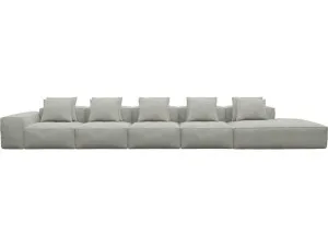 Riley Toorak Pebble Modular Sofa - 1x Arm, 4x Armless, 1x Right Terminal by James Lane, a Sofas for sale on Style Sourcebook