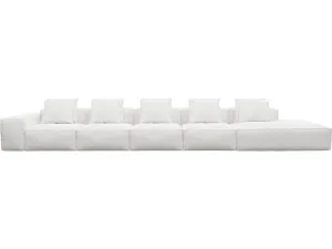 Riley Noa Fog Modular Sofa - 1x Arm, 4x Armless, 1x Right Terminal by James Lane, a Sofas for sale on Style Sourcebook