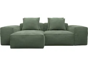 Riley Tribute Dark Jade Modular Sofa - 2 Seater Chaise by James Lane, a Sofas for sale on Style Sourcebook