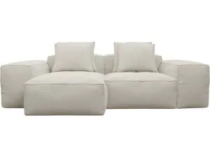 Riley Toorak Pearl Modular Sofa - 2 Seater Chaise by James Lane, a Sofas for sale on Style Sourcebook