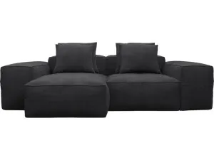 Riley Plaza Flint Grey Modular Sofa - 2 Seater Chaise by James Lane, a Sofas for sale on Style Sourcebook