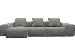 Riley Maya Flint Modular Sofa - 3 Seater Chaise by James Lane, a Sofas for sale on Style Sourcebook