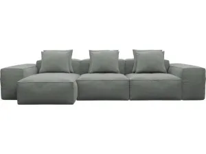 Riley Tribute Storm Modular Sofa - 3 Seater Chaise by James Lane, a Sofas for sale on Style Sourcebook