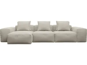 Riley Isla Sea Pearl Modular Sofa - 3 Seater Chaise by James Lane, a Sofas for sale on Style Sourcebook