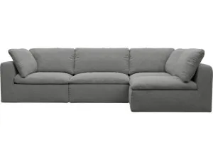 Cloud Deep Maya Flint Modular Sofa - 4 Piece by James Lane, a Sofas for sale on Style Sourcebook