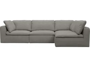 Cloud Deep Isla Soft Grey Modular Sofa - 4 Piece by James Lane, a Sofas for sale on Style Sourcebook