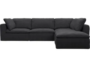 Cloud Deep Plaza Flint Grey Modular Sofa - 5 Piece by James Lane, a Sofas for sale on Style Sourcebook