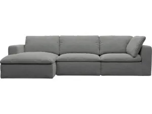 Cloud Deep Maya Flint Modular Sofa - 3 Seater Chaise by James Lane, a Sofas for sale on Style Sourcebook