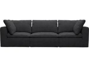 Cloud Plaza Flint Grey Modular Sofa - 3 Piece by James Lane, a Sofas for sale on Style Sourcebook