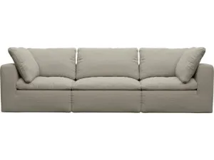 Cloud Plaza Natural Modular Sofa - 3 Piece by James Lane, a Sofas for sale on Style Sourcebook