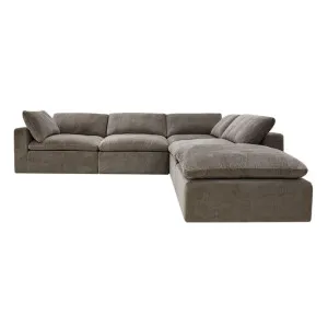 Cloud Deep Muse Mink Modular Sofa - 5 Piece by James Lane, a Sofas for sale on Style Sourcebook
