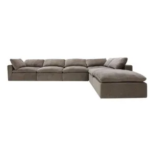Cloud Deep Muse Mink Modular Sofa - 6 Piece by James Lane, a Sofas for sale on Style Sourcebook