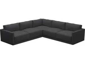Haven Plaza Flint Grey Modular Sofa - 7 Seater by James Lane, a Sofas for sale on Style Sourcebook