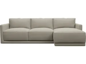 Haven Plaza Natural Chaise Sofa - 3 Seater  by James Lane, a Sofas for sale on Style Sourcebook