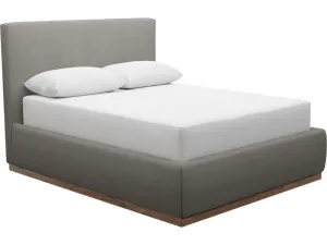 Haven Gas Lift Bed Isla Soft Grey by James Lane, a Beds & Bed Frames for sale on Style Sourcebook